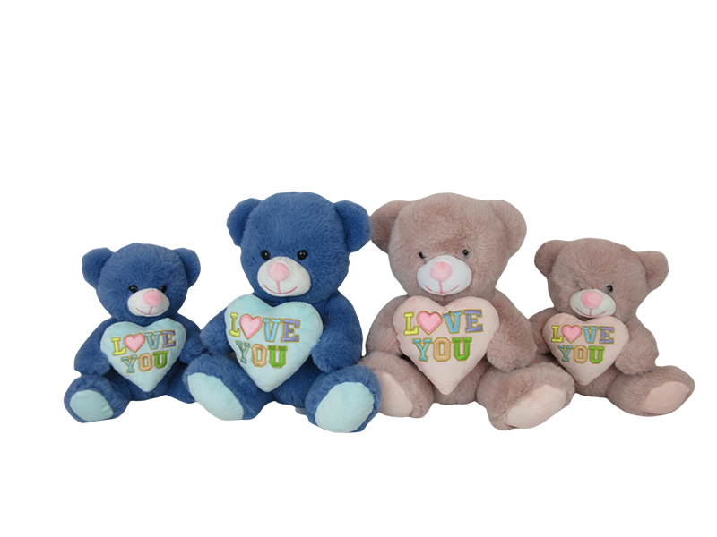 Plush Teddy Bear with Heart
