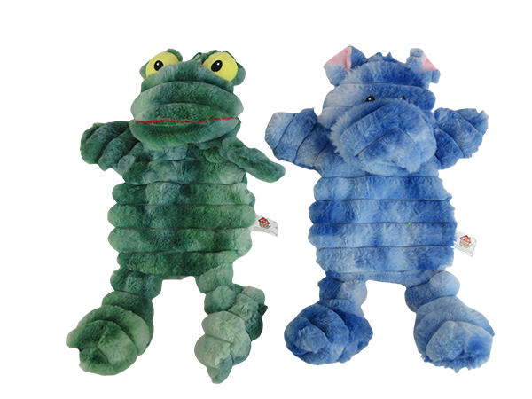 Soft Dyed Plush Dog Toy