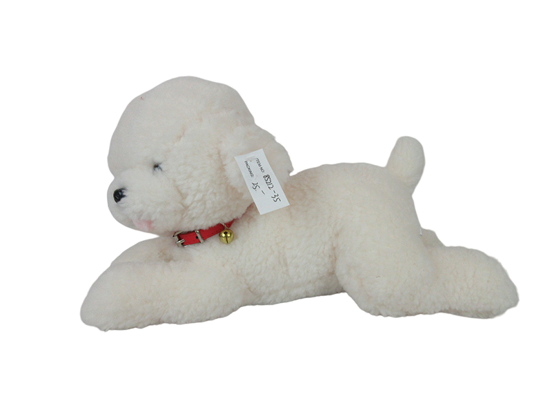 Plush Toy Dog ​​with Collar