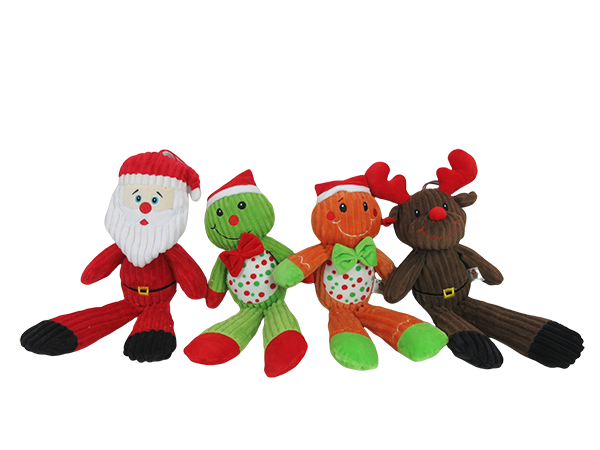 Christmas Squeaky Plush Dog Toy