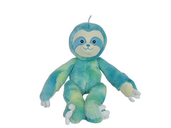 Colorful Sloth Plush Dog Toy