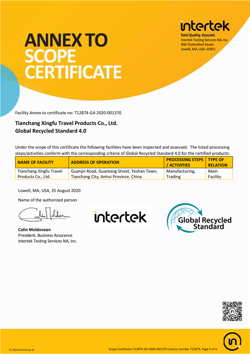 Certification