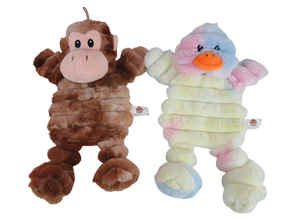 Soft Dyed Plush Dog Toy