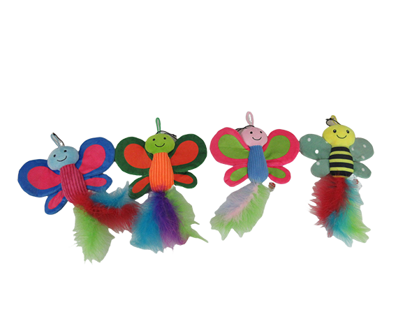 Small Butterfly Catnip Plush Cat Toy