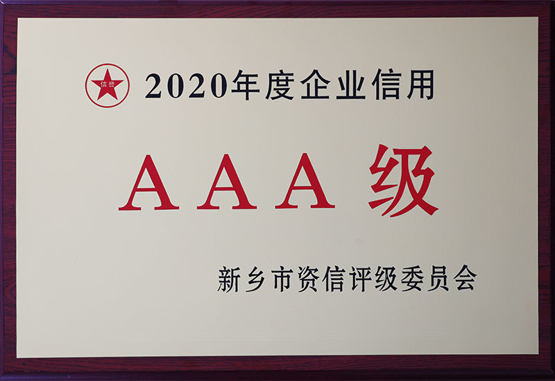 2020年度企業信用 AAA級