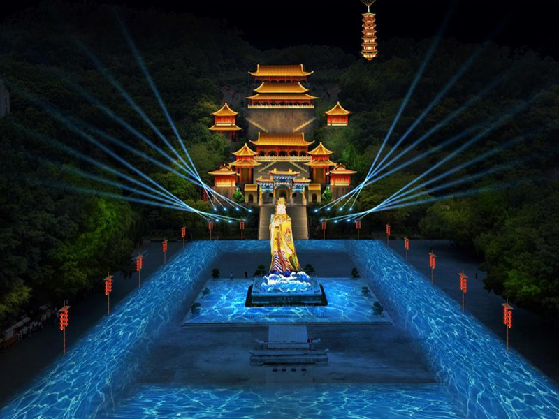 南沙天后宮文旅夜游燈光亮化項目