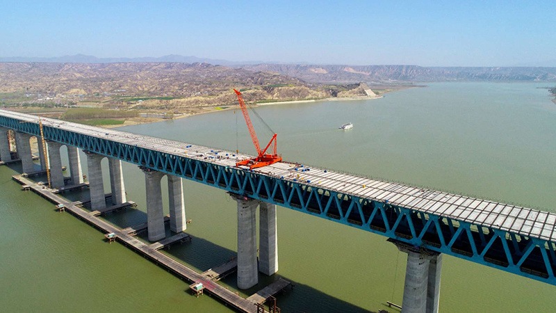 蒙华铁路项目三门峡黄河公铁两用大桥公路预制板项目