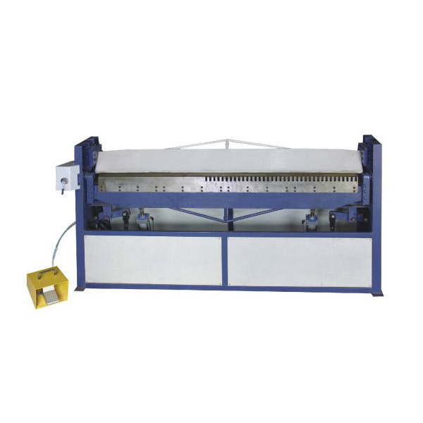 Pneumatic punching and folding machine