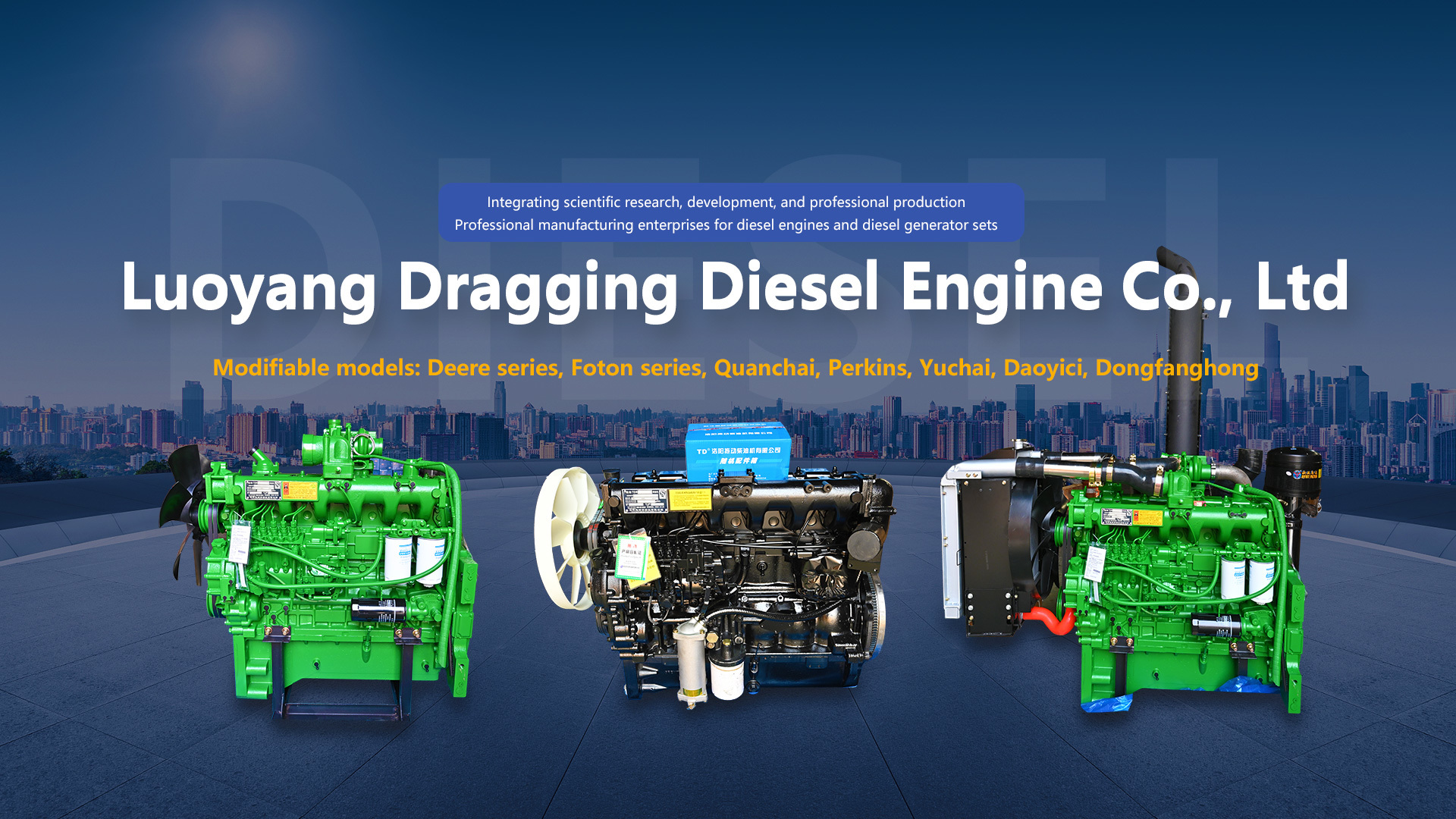Drag diesel engine