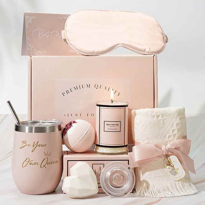 Hadiah relaksasi Tumbler penyemangat kotak keranjang Cepat wanita Spa perawatan diri Hadiah Set