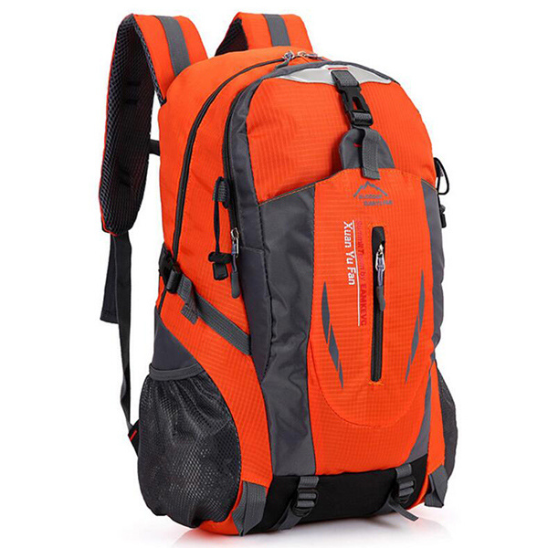 Tas Hiking luar ruangan ransel perjalanan nilon baru ransel Camping Hiking kapasitas besar