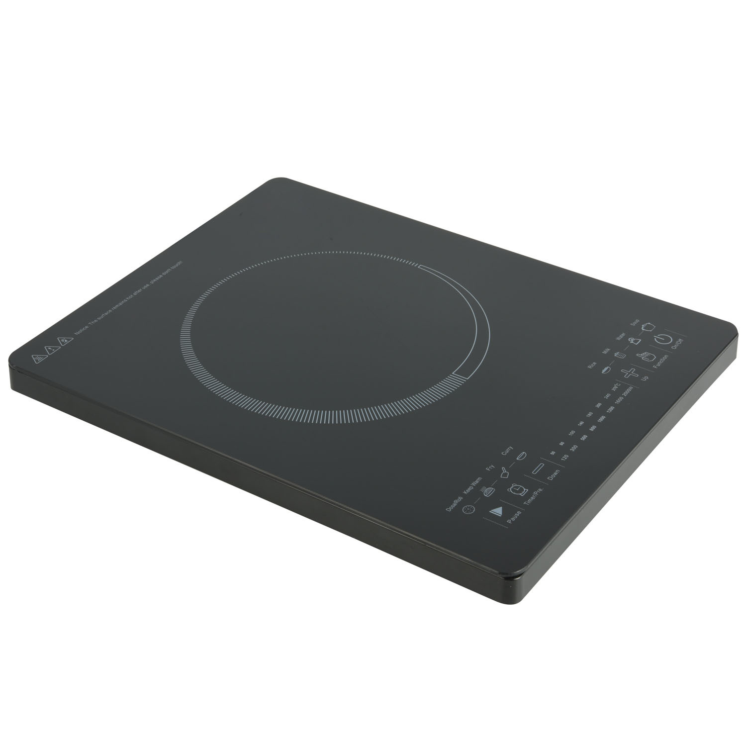 Kompor induksi portabel memasak banyak, peralatan dapur kontrol sentuh meja