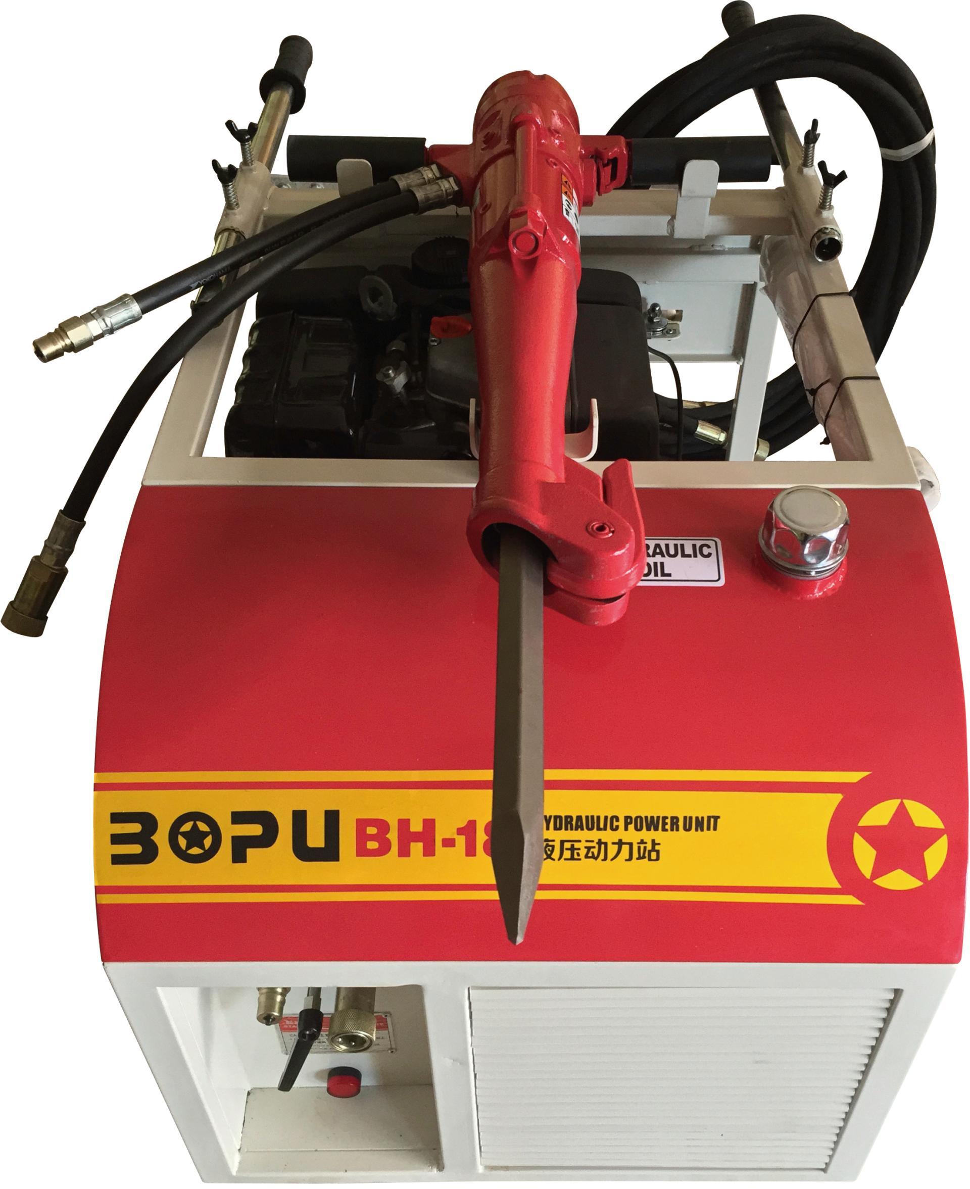 Stasiun daya hidrolik untuk alat Hydraulic Ulis BH-18 kualitas terbaik dengan mesin bensin