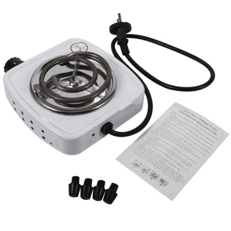 Kompor listrik Mini 220V 500W, kompor dapur rumah, pemanas kopi, peralatan memasak rumah tangga, colokan EU