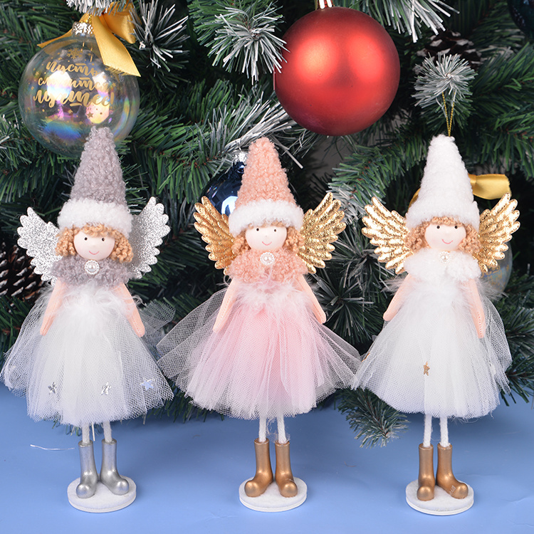 Grosir hiasan gantung pohon Natal ornamen gantung sudut boneka