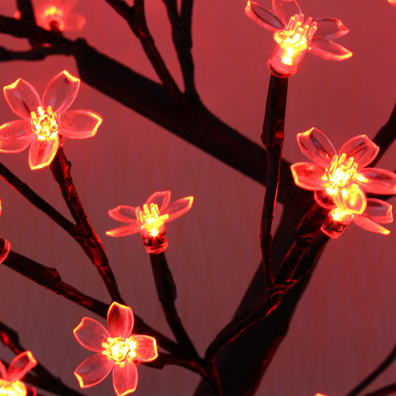 Bolylight Cherry Blossom LED Tree Light ต้นคริสต์มาสประดิษฐ์ตกแต่งคริสต์มาสสำหรับโต๊ะ/ห้องนอน