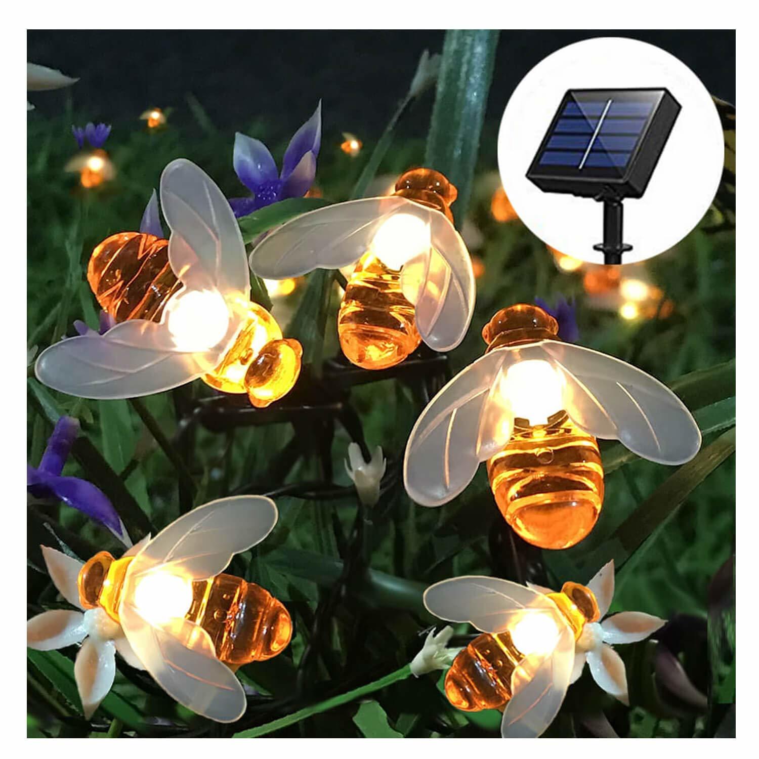 Bolylight ขายดี Bee Shape SOLAR String Light for outdoor use/summer