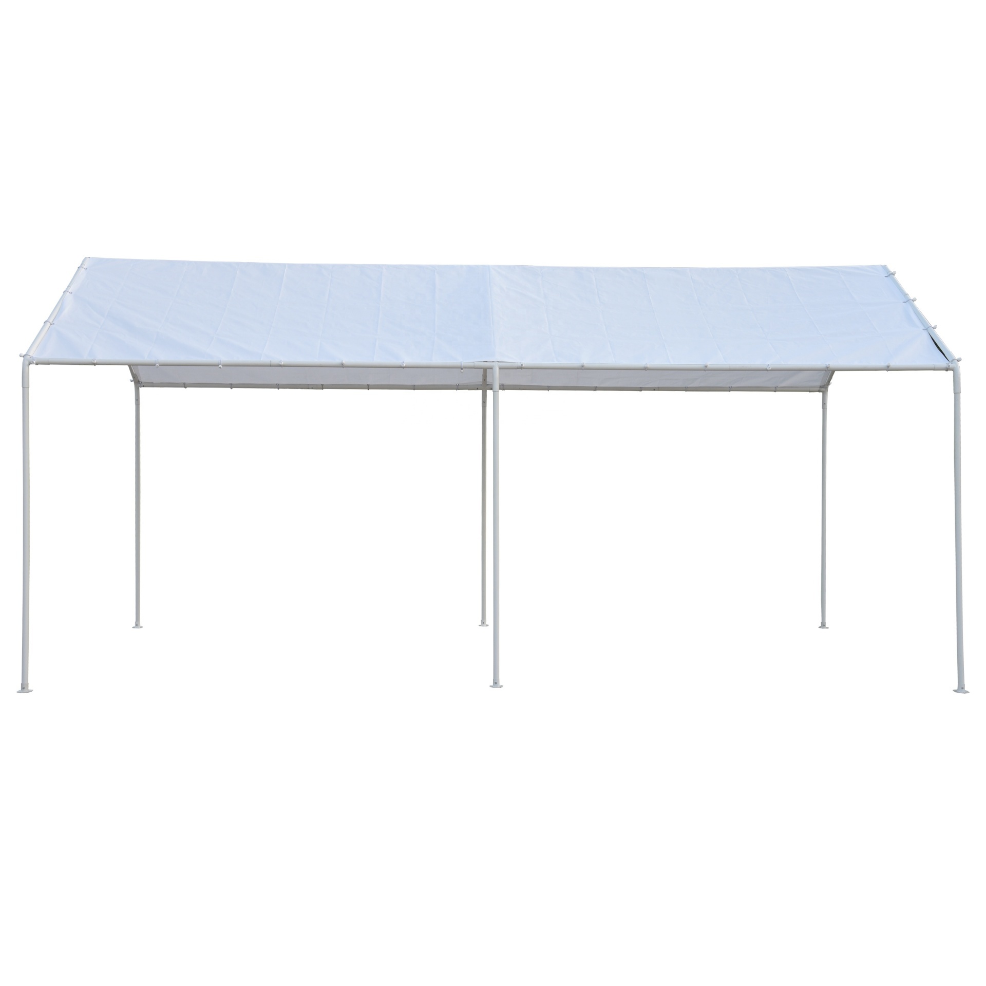 6ขา10 20ฟุตง่ายต่อการประกอบกลางแจ้ง carport แบบพกพาที่จอดรถ Shade โรงรถ