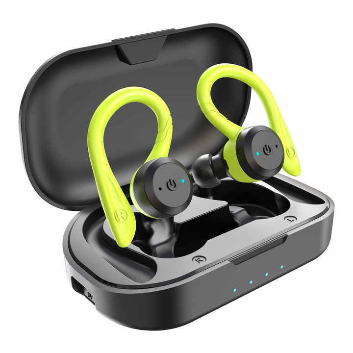 อัพเกรด IPX7หูฟังบลูทูธกันน้ำกีฬาออกกำลังกาย TWS audifonos หูฟังบลูทูธ True Wireless Earbuds