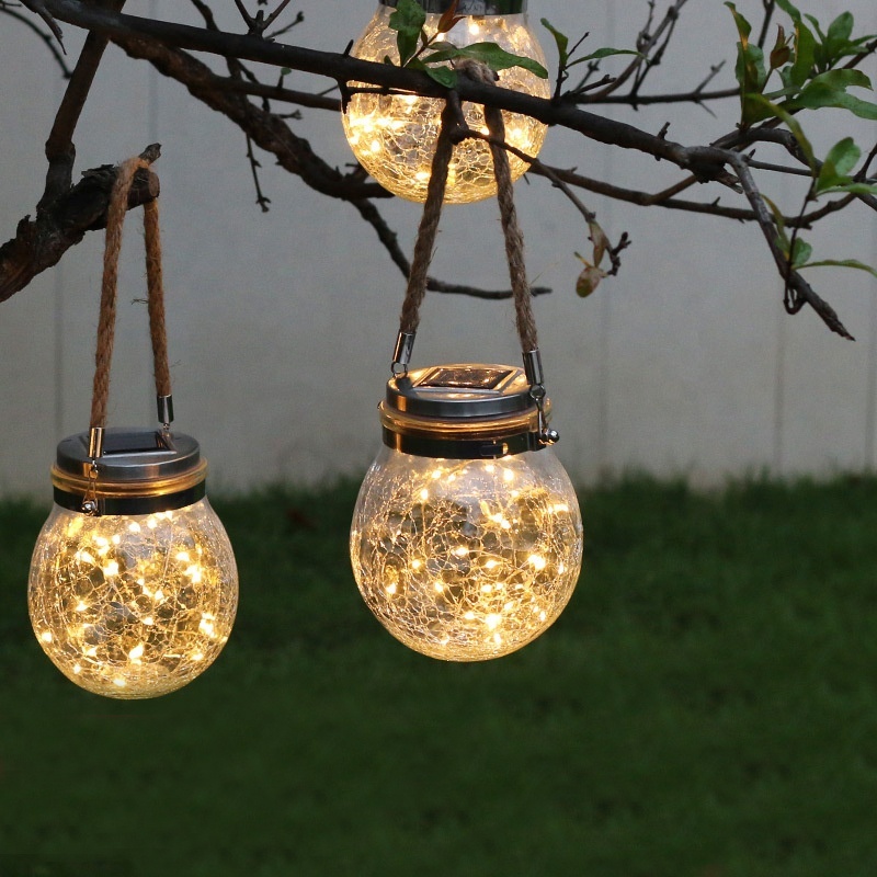 ที่มีคุณภาพสูงพลังงานแสงอาทิตย์ดำเนินการไฟ LED เชือกสวนตกแต่งวันหยุดคริสต์มาสไฟ LED