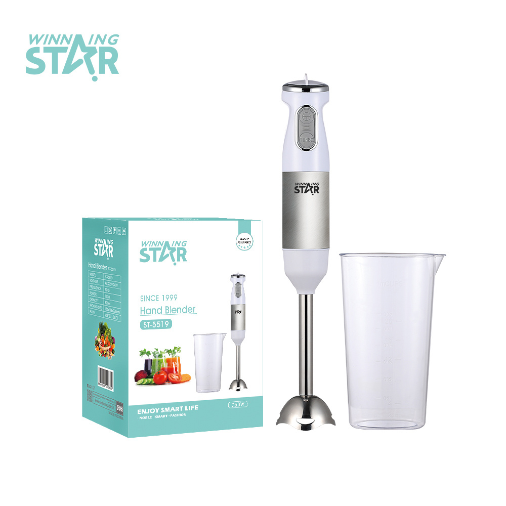 ST-5519ชนะดาวขายร้อน AC 220-2240โวลต์600วัตต์ DC มอเตอร์2ชิ้นมือแช่ผสมไข่ปั่นเครื่องบดเนื้อ2ความเร็ว