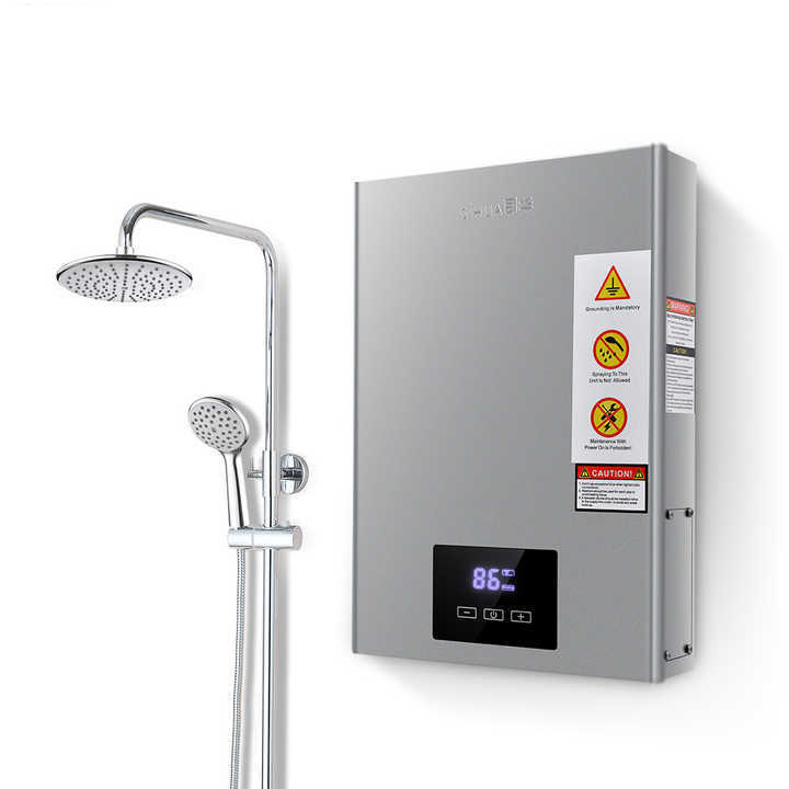 ETL CE CB 2.5kW-24kW ทันทีไม่จำกัดปริมาณไฟฟ้า tankless เครื่องทำน้ำอุ่นทันทีสำหรับห้องน้ำ