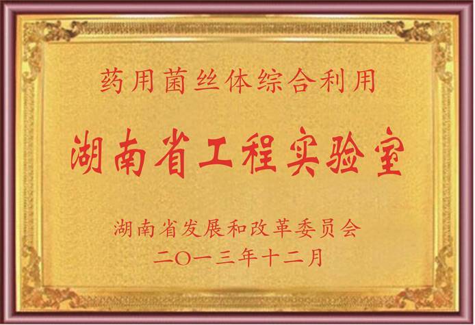 藥用菌絲體綜合利用湖南省工程實驗室 藥用菌絲體綜合利用湖南省工程實驗室