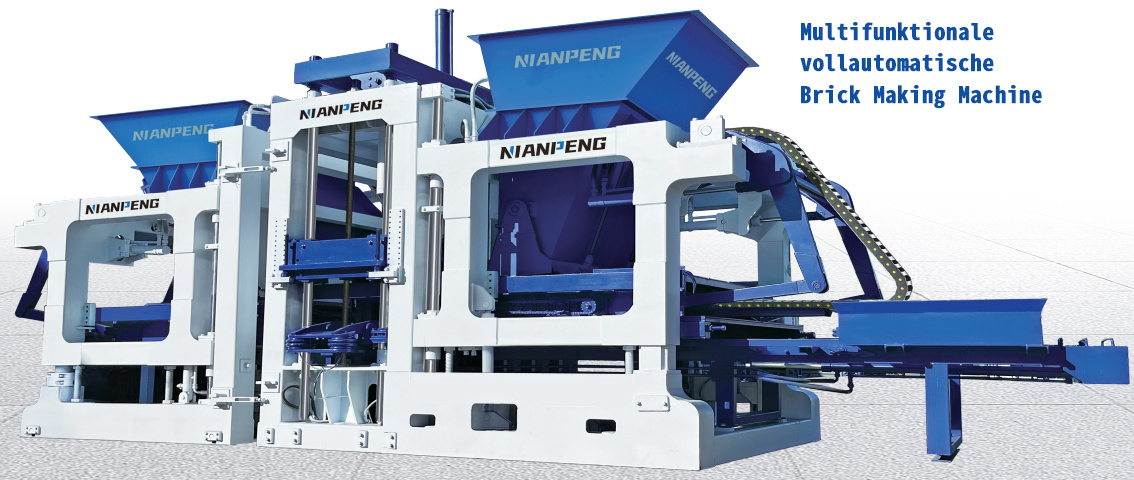 9-15Voll automatische Ziegel herstellungs maschine