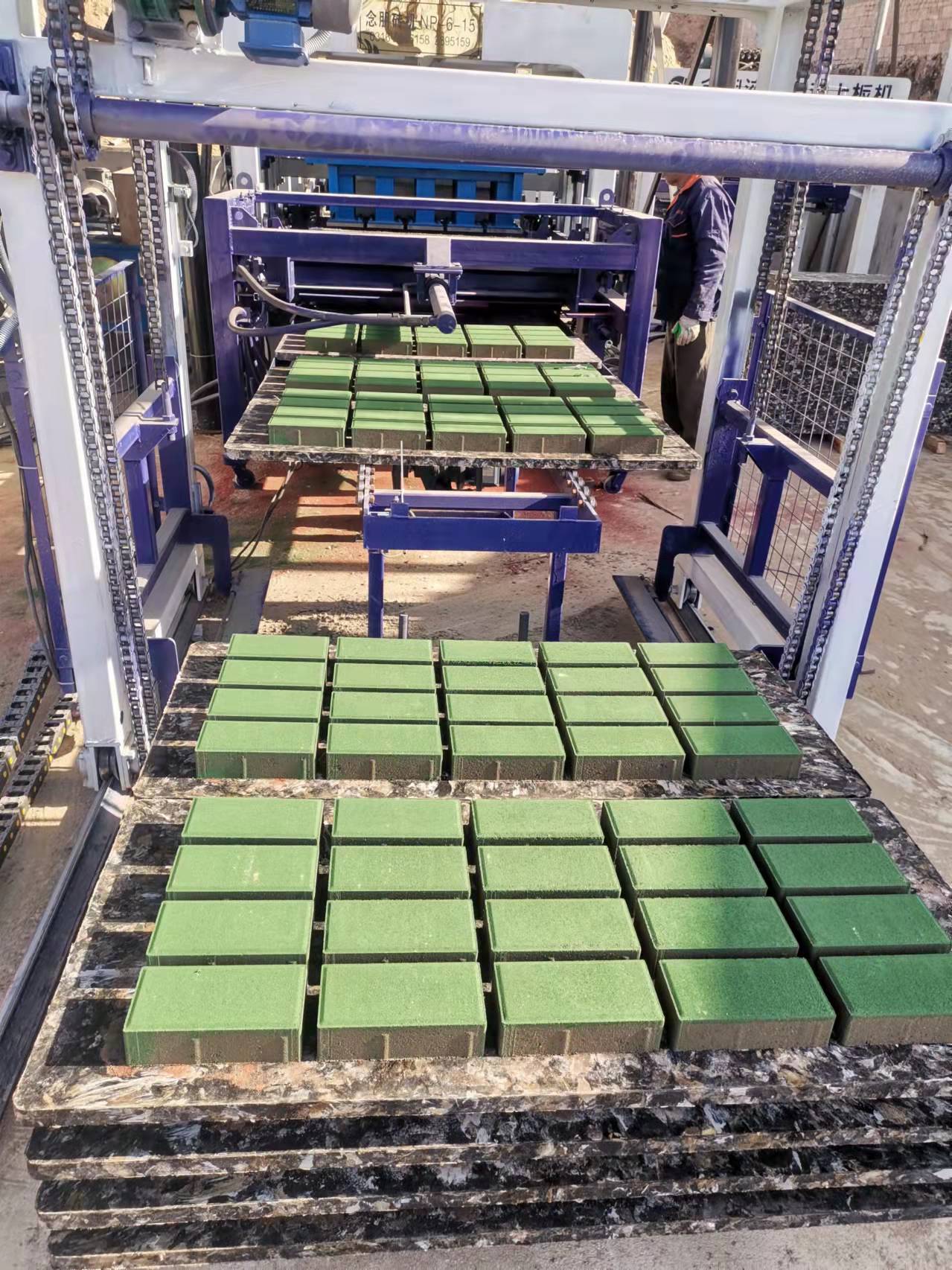 Customer out brick site