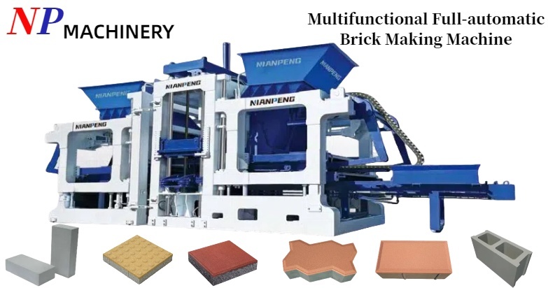 9-15Full-automatic  Brick Making Machine