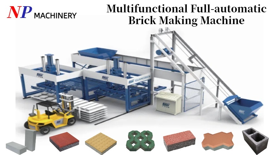 Hexagonal brick machine equipment
