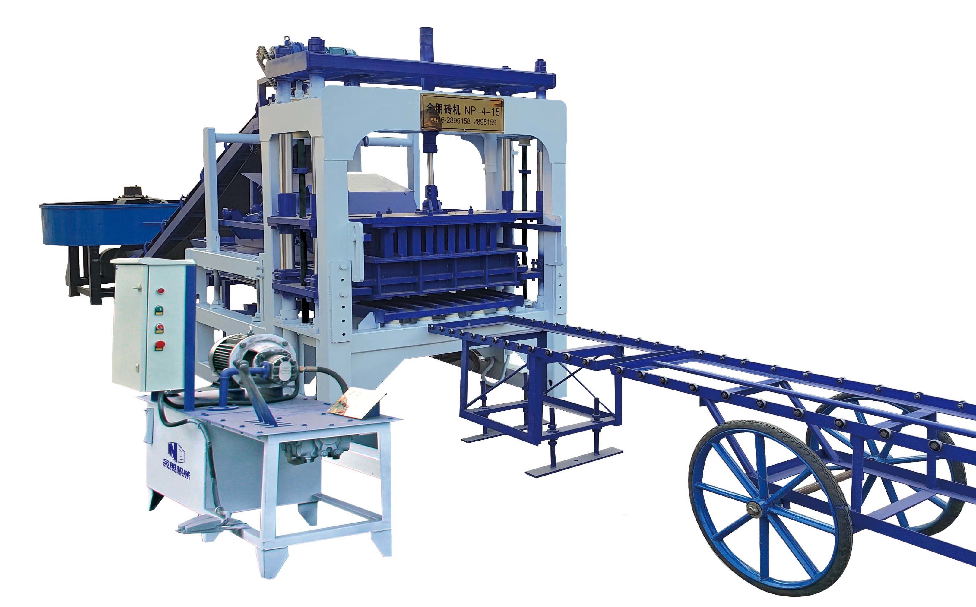 NP QT4-15 Semi-automatic Block Making Machine
