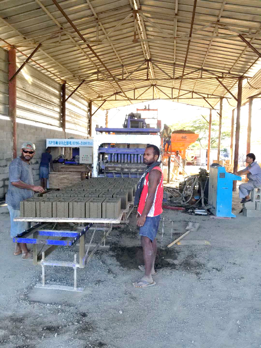 Fábrica de ladrillos cliente de Fiji