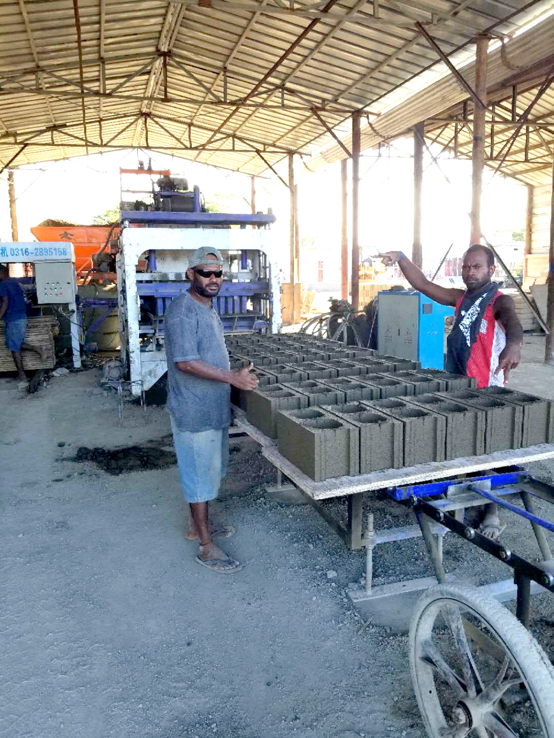 Fábrica de ladrillos cliente de Fiji