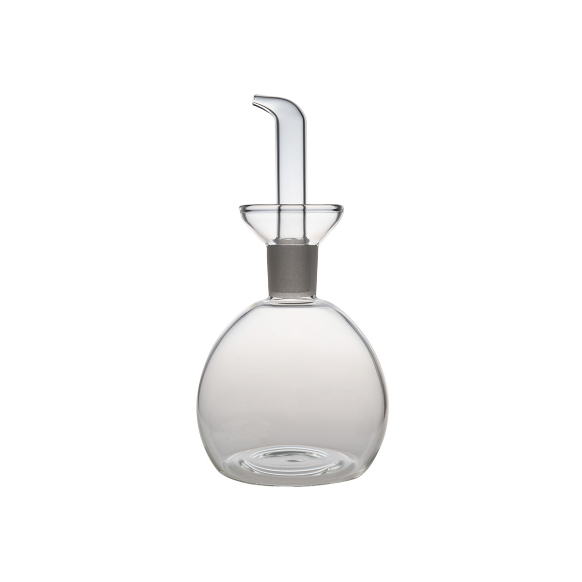 HY1007- 250ML Round Shape Borosilicate Glass Oil & Vinegar Bottle