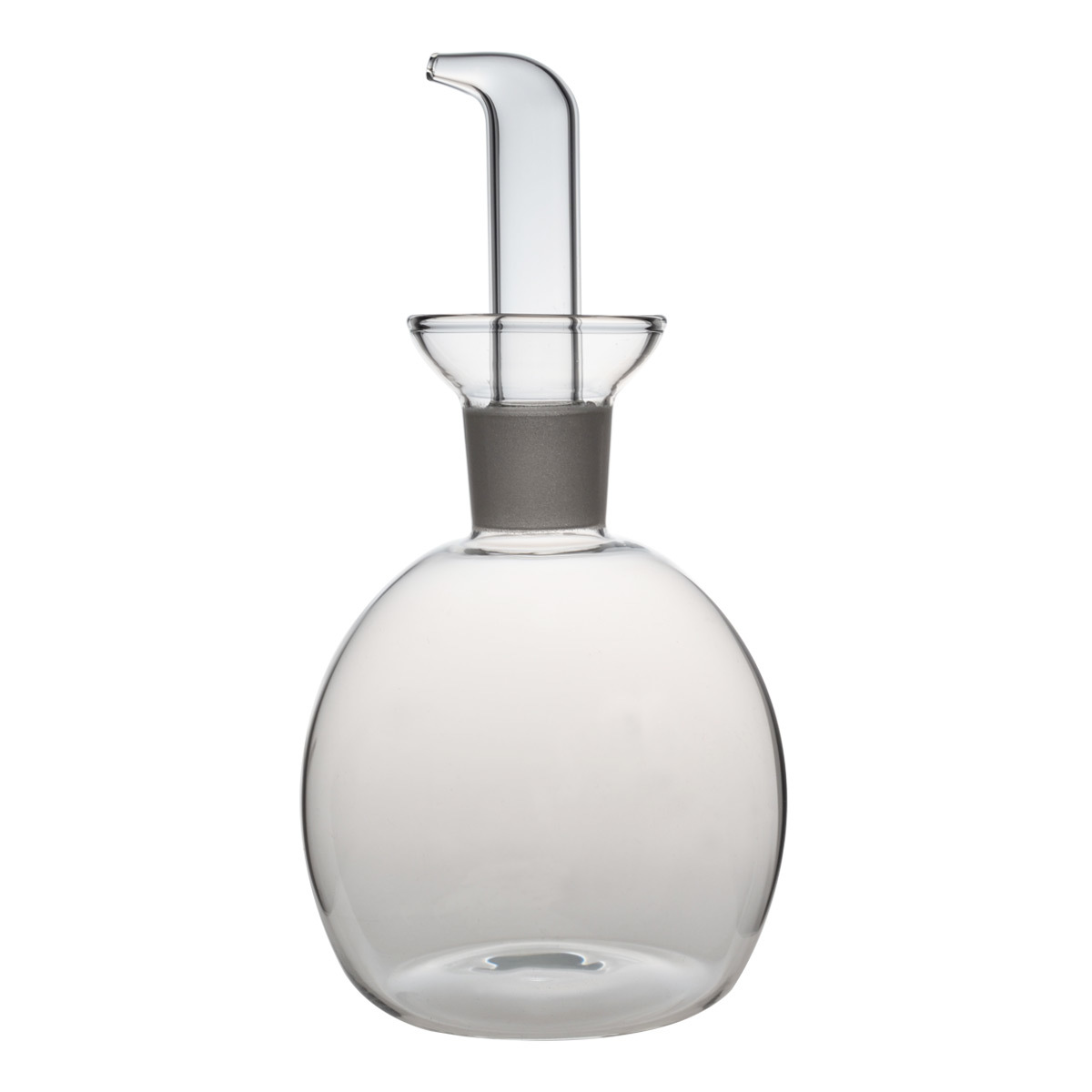 HY1006- 500ML Round Shape Borosilicate Glass Oil & Vinegar Bottle