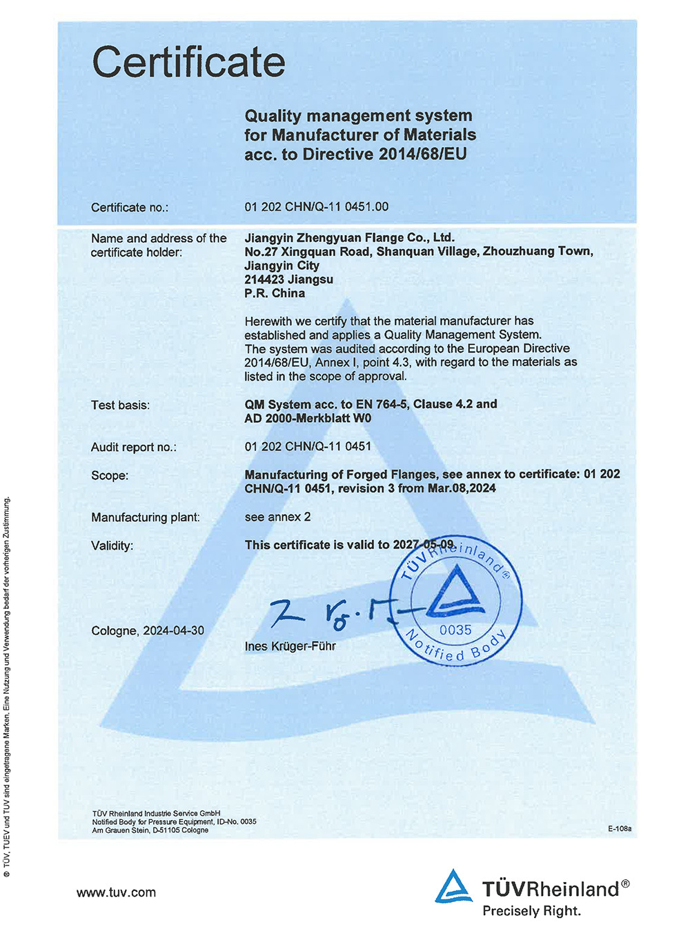 Certificate Certificate