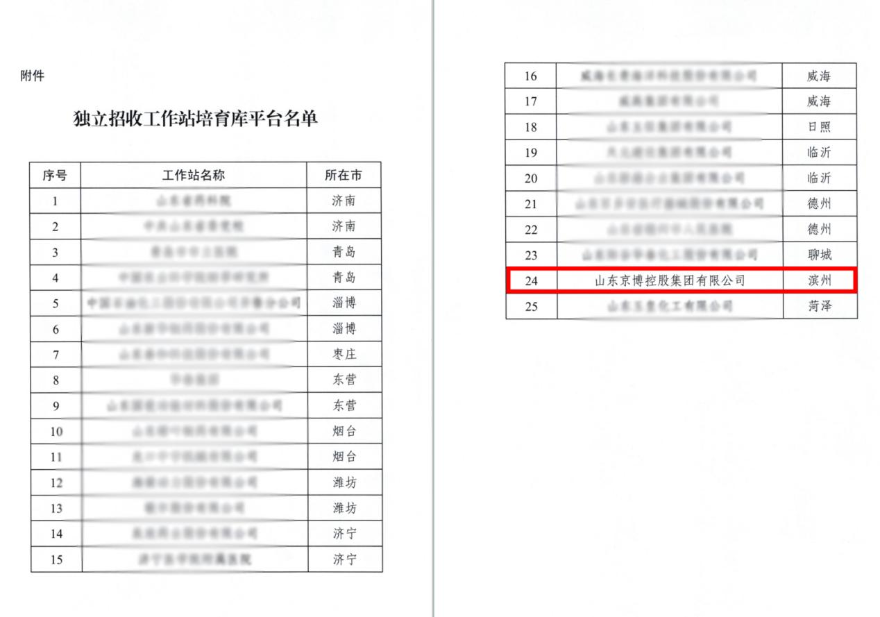 里程碑突破！京博控股集团斩获滨州首个国家级博士后工作站独立招收培育资质