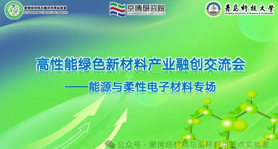 高性能绿色新材料产业融创交流会-能源与柔性电子材料专场活动成功举办
