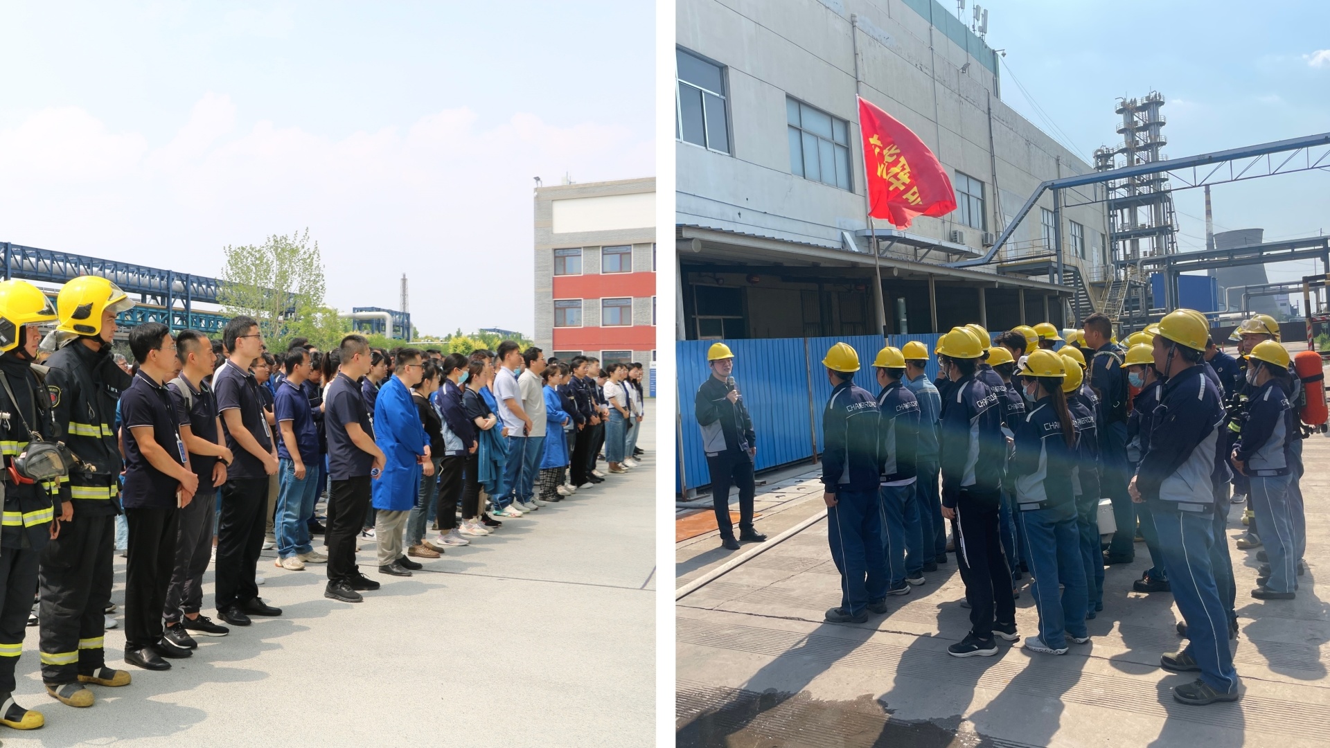 Strengthening Safety Awareness and Improving Emergency Skills-Jingbo Research Institute Launches Emergency Rescue Exercise for High Greenhouse Oven Fire and Warehouse Ethanol Leakage Accidents