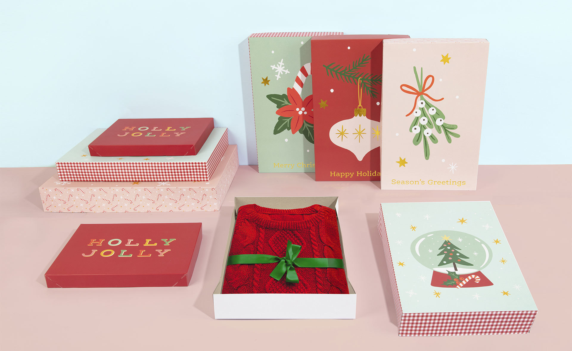 Christmas Folded Boxes