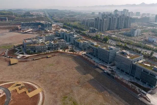 The main body of the Achievement Transformation Center of Sino-Singapore Life Science and Technology City was completed.