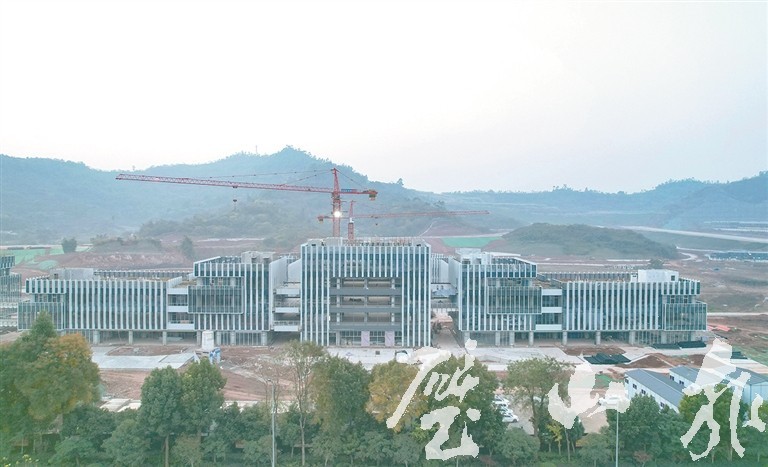 中新生命科技城成果转化中心完工