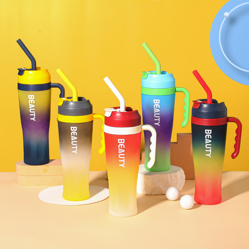 Frosted car cup set of 3
