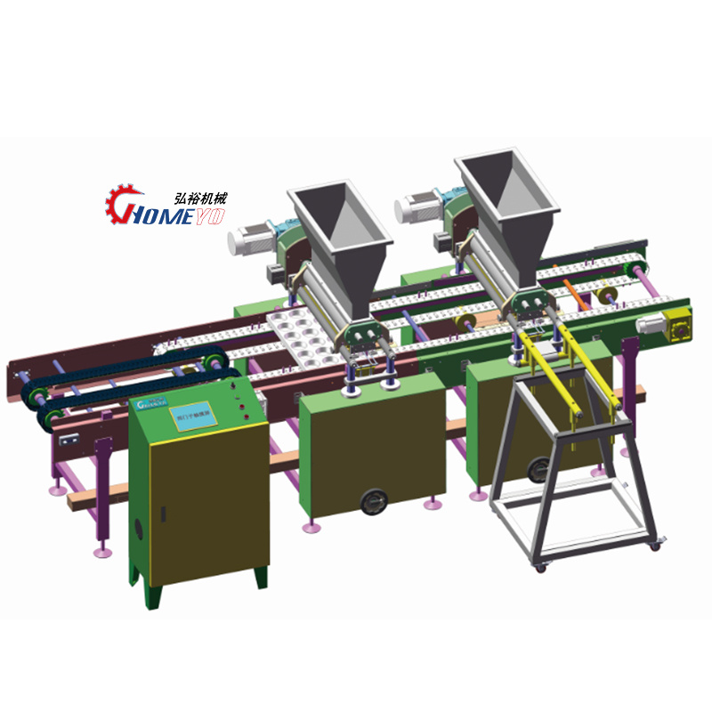 Double Hopper Depositor for Production Line