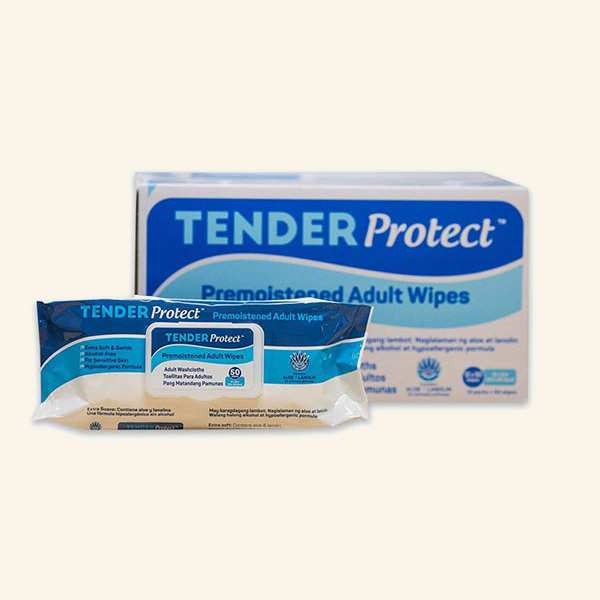 premoistened Adult Wipes