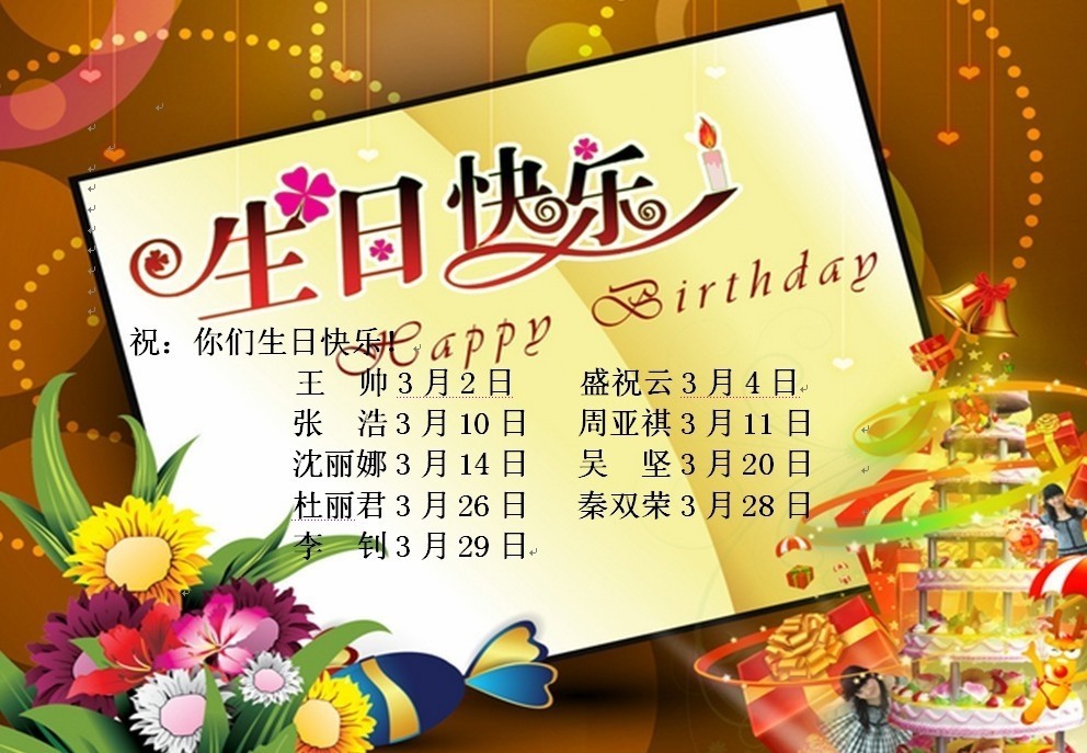 Ϊ﹫˾ҵĻÿλԱܵůעǧѻÿԱյһΪԱȥյף!յ⡢Ʒ(ϴˮԡ¶)رҵԱ˿϶ллҲ﹫˾ԱĵξעԻԱҵƶҵԽ  ոƶǹ˾ӡΪľעһƶ˾ҵĻǿԱСҵٴֳ˾ذÿһԱϣÿλԱʵܵǧѻͥůԸ  ͬǧѻҲĵÿһԱǧѻᶼ顢ÿġϣÿһԱŹ˾ˮƽܻĽ!  ǧѻף3·ݹյԱտ!!      3·ǧѻԱ