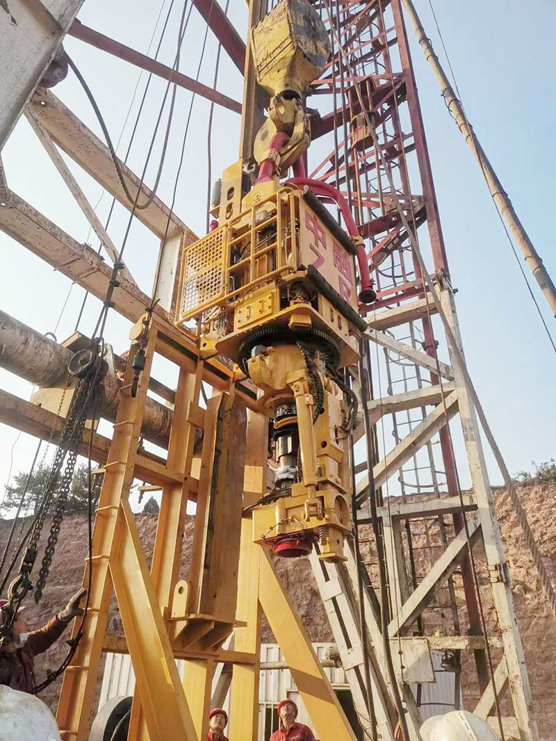 Zhongrong DQZR200Z top drive operation site
