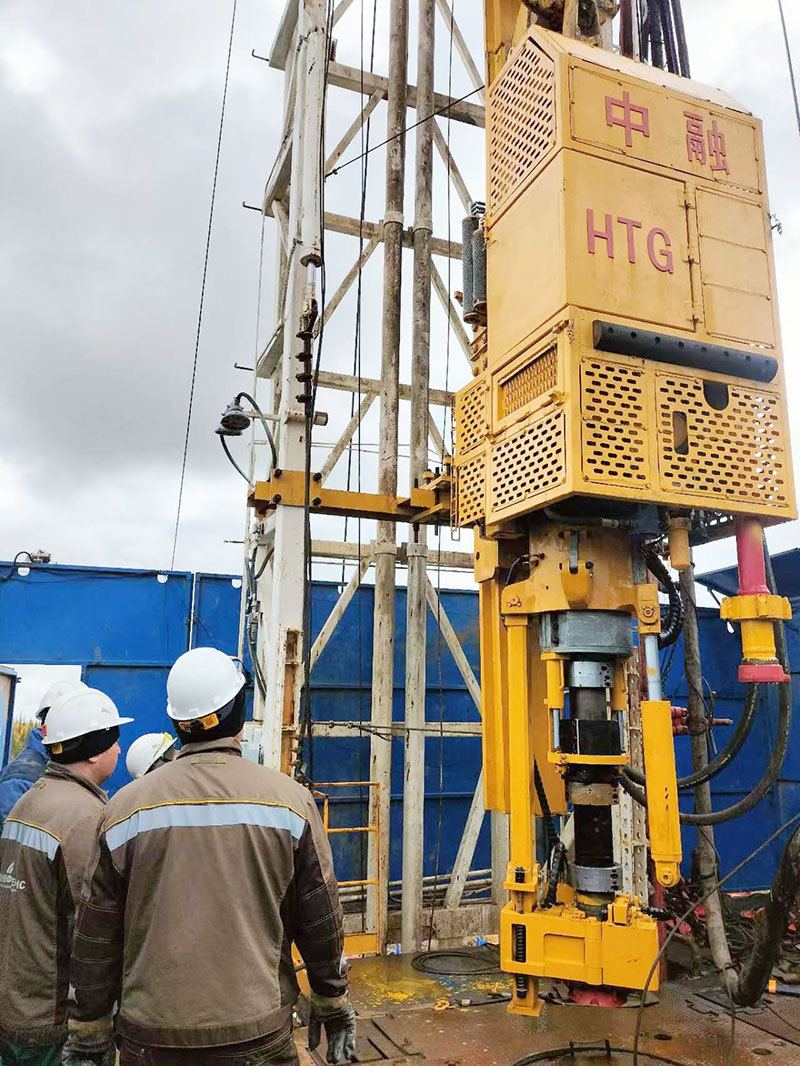 Zhongrong DQZR250J top drive operation site (Russia)