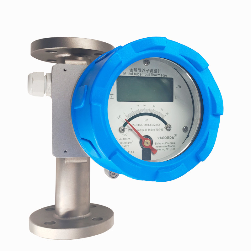 LZ  Metal Tube Variable Area Flow Meter With LCD Display